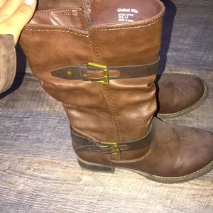 Brown boots